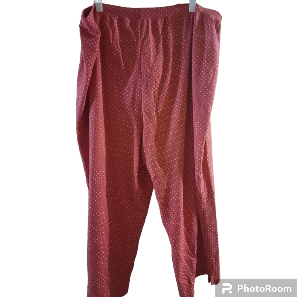Liz & Me Essentials peachy orange  long lightweight pants  2x